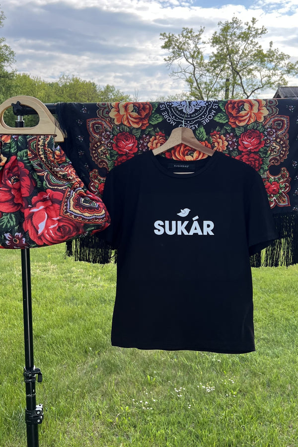 Sukár Makson Czukormadár Gypsy fekete póló