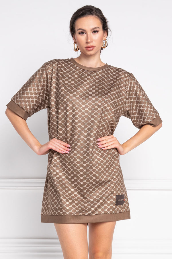 Gelis Rhombus Brown <tc>tunic</tc>