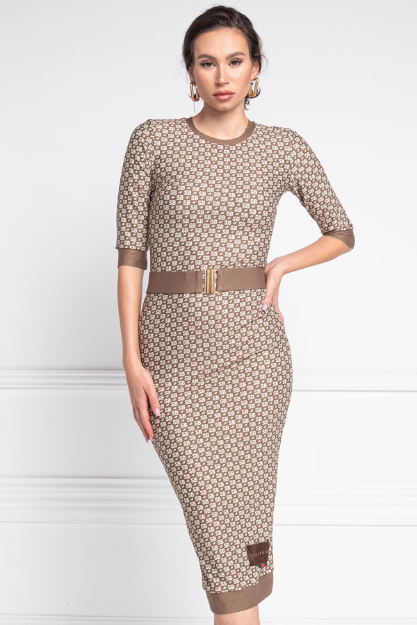 Romahi Small Monogram Brown dress