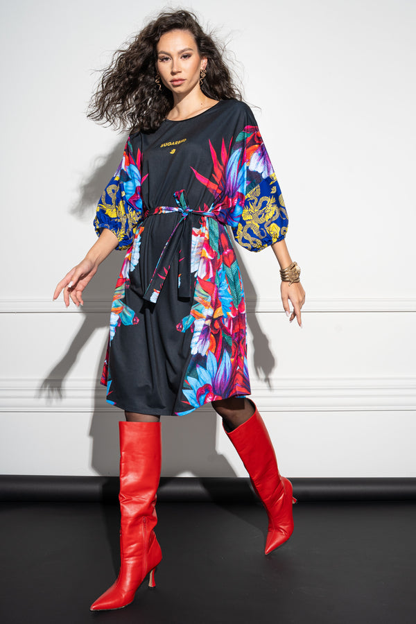 Dorell Luna Jardinette Black dress