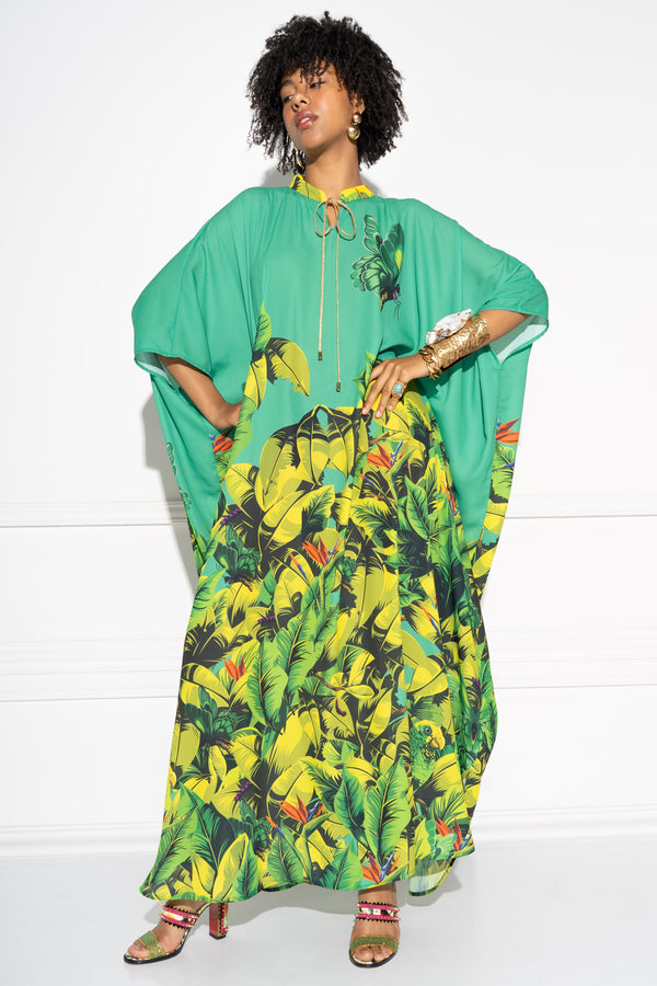 Fatima <tc>Frida</tc> Tropical Banana dress
