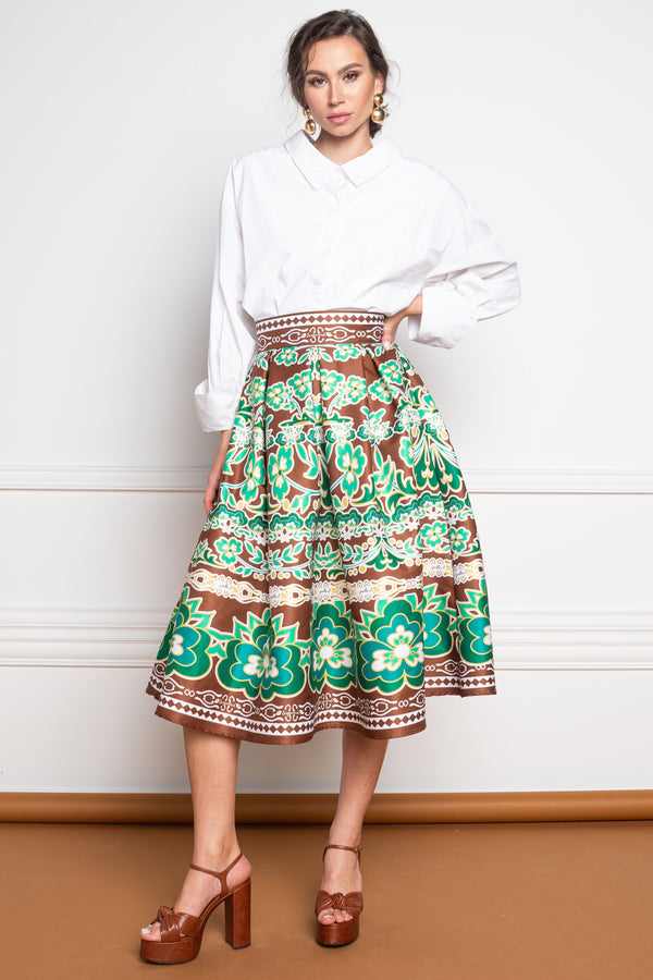 <tc>Carrye Mahagony Porcelain skirt</tc>