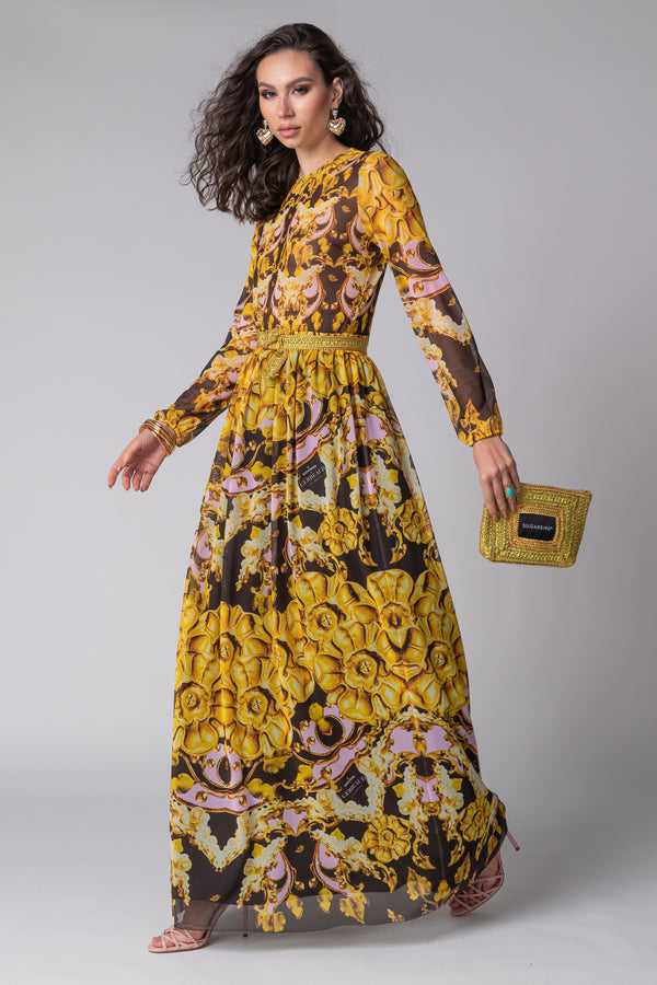 Thereo-jozefa maxi gerbeaud dress