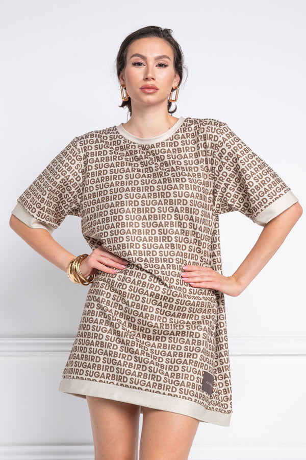 Gelis Small Logo Beige <tc>tunic</tc>