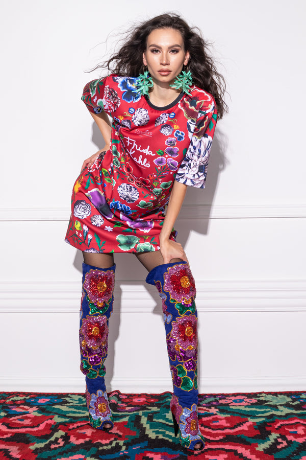 Torres <tc>Frida</tc> red <tc>tunic</tc>