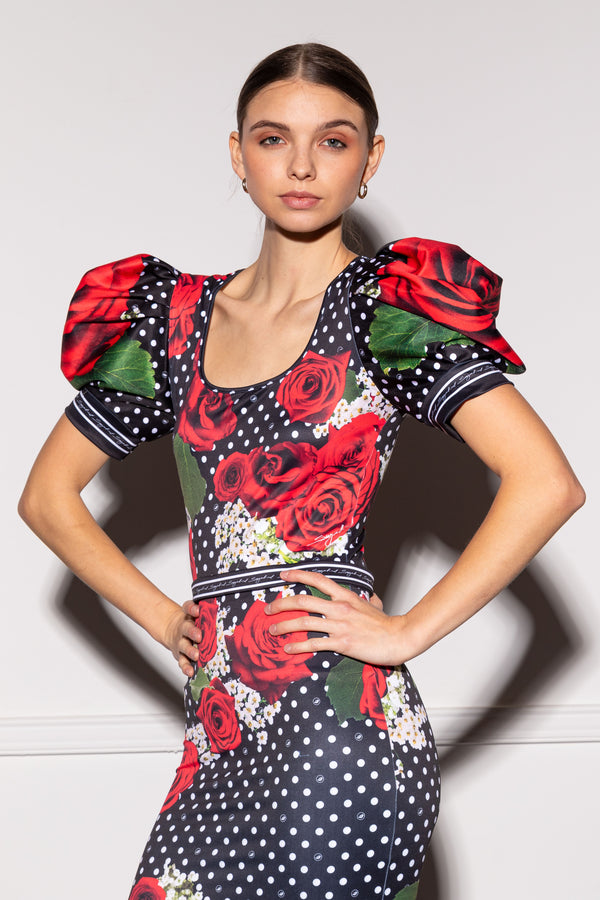 Berry Dotty Rose ruha