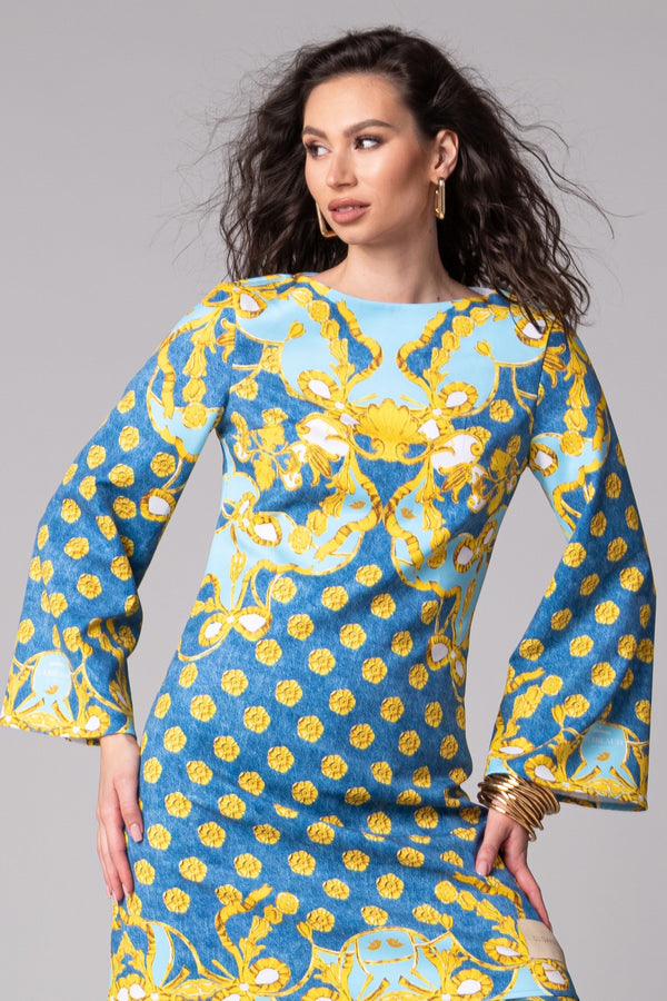 Anka Gerbeaud blue dress