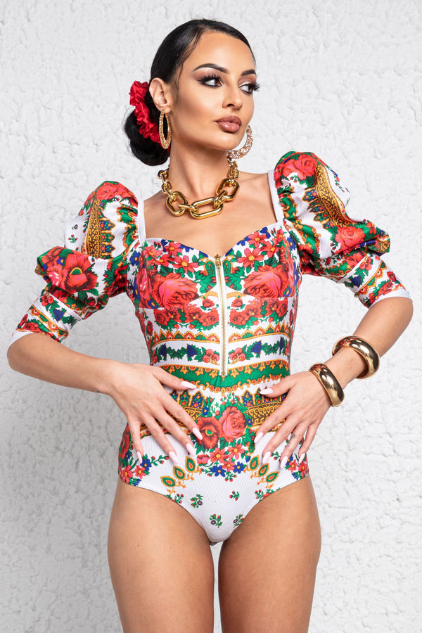 Primrose <tc>Czukormadár</tc> Gypsy white bodysuit