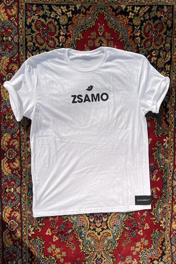 Zsamo Czukormadár Gypsy Man fehér póló