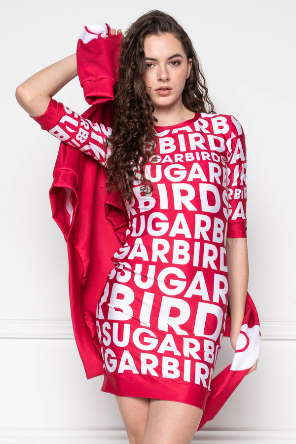 Ronani Color Monogram Pink Dress