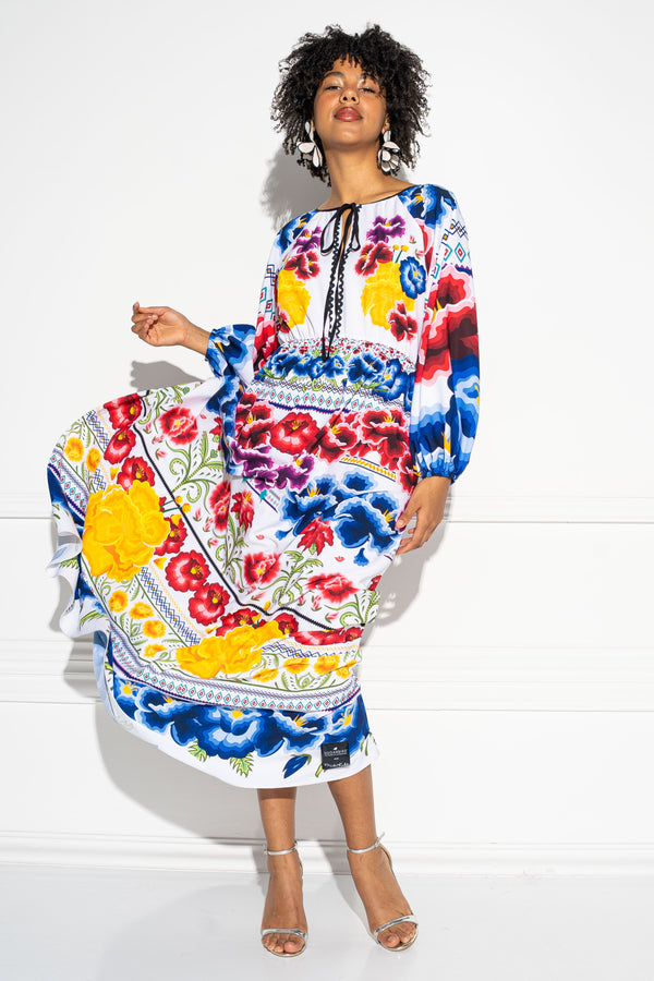 Terry <tc>Frida</tc> White dress