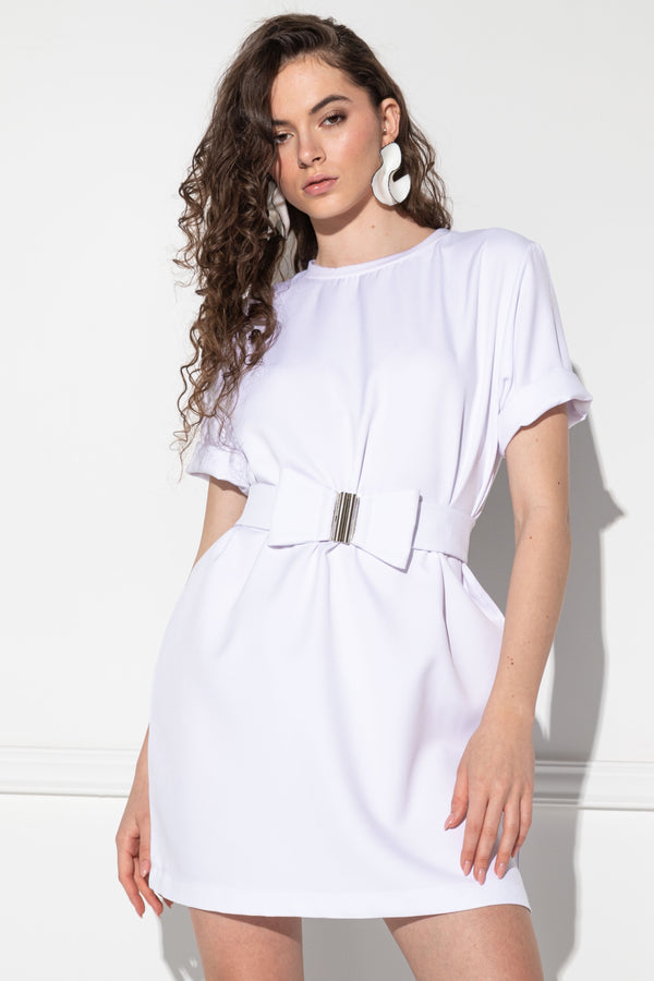 Galla Color Casual fehér tunika