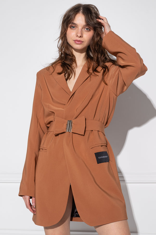 Luxa Color Casual barna blézer