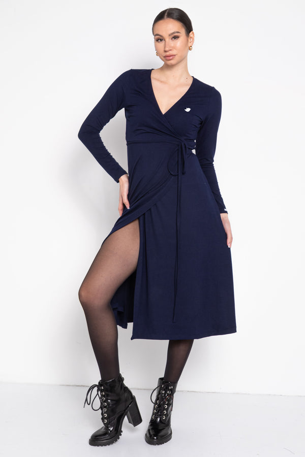 Reby Basic Logo kék ruha