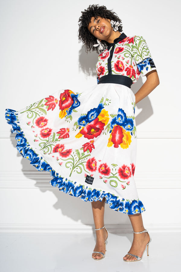 Carry <tc>Frida</tc> White skirt