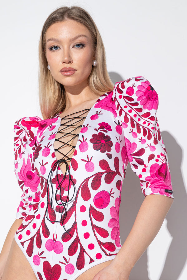 Edita My Heritage Matyó pink body
