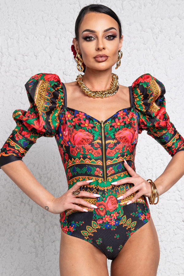 Primrose <tc>Czukormadár</tc> Gypsy black bodysuit