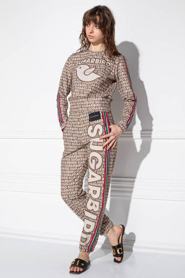 Solonia Small Logo Brown Pants