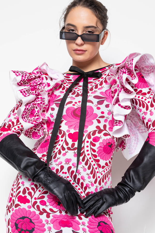 Genella Pink Matyó ruha