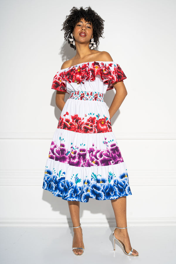Wood <tc>Frida</tc> White dress