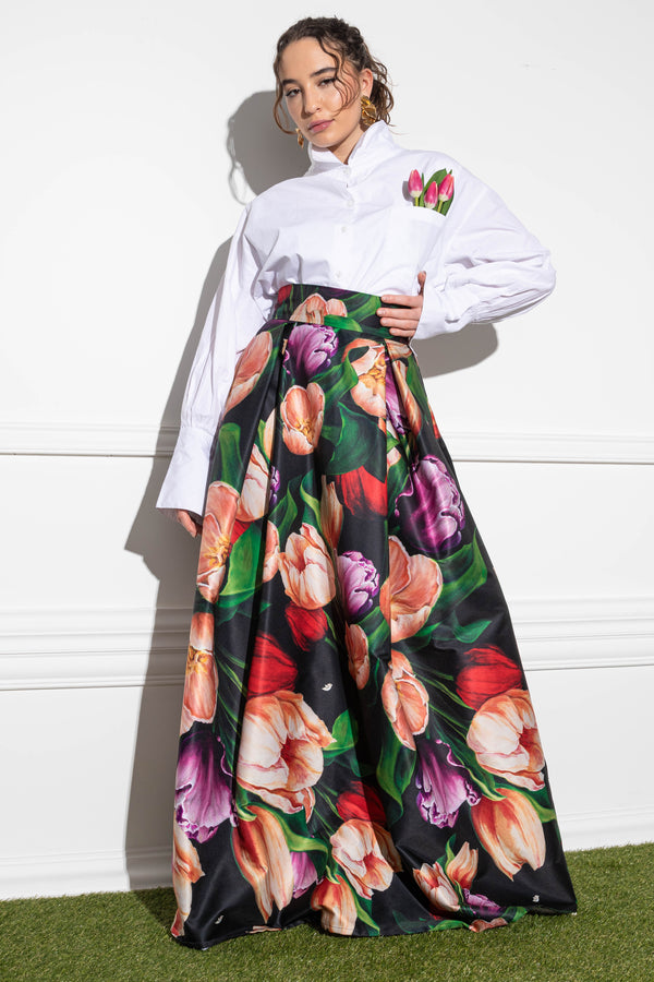 Record la vie en tulip skirt