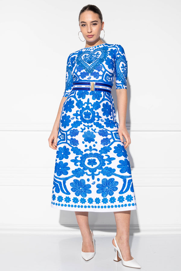 Tilla Kalotaszeg Blue ruha