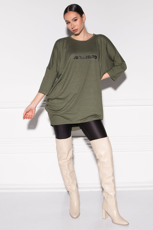 Pihe Basic Color khaki tunika