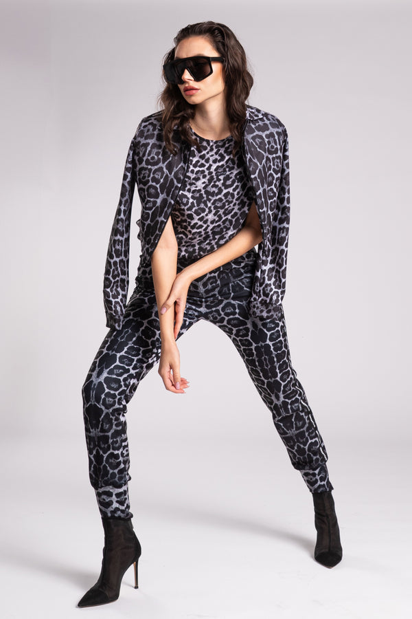 Wild Ocelot Gray cardigan