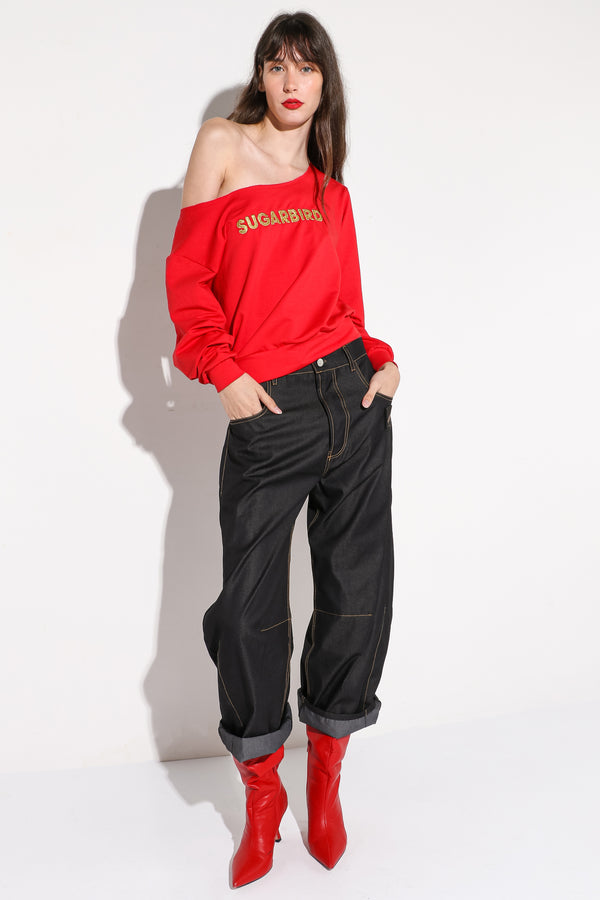 Sarinna Red pulóver