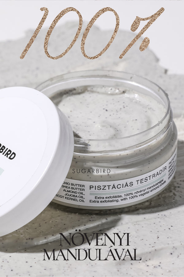 Beauty Concept Édesmandulás-pisztáciás testradír 100% növényi mandulahéjjal